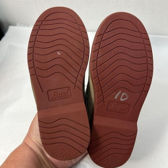 Bass Tan faux suede bucks size 12 NWT - Picture 6 of 10